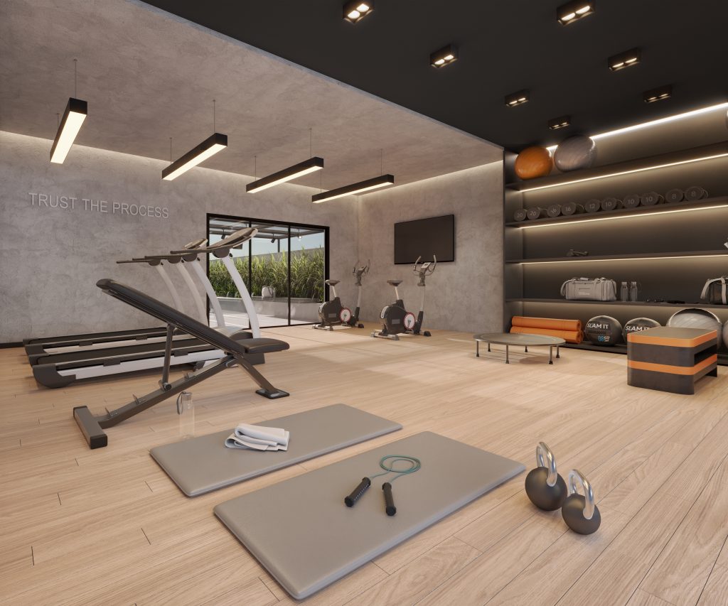 apartamento com academia